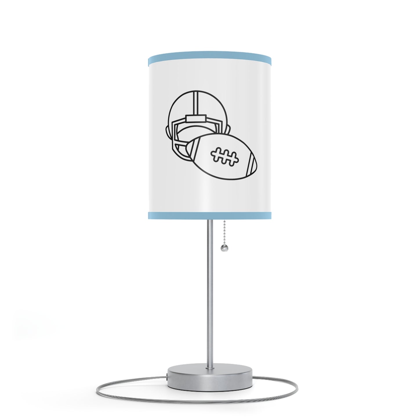 Lamp on a Stand, US|CA plug: Football White