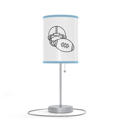 Lamp on a Stand, US|CA plug: Football White