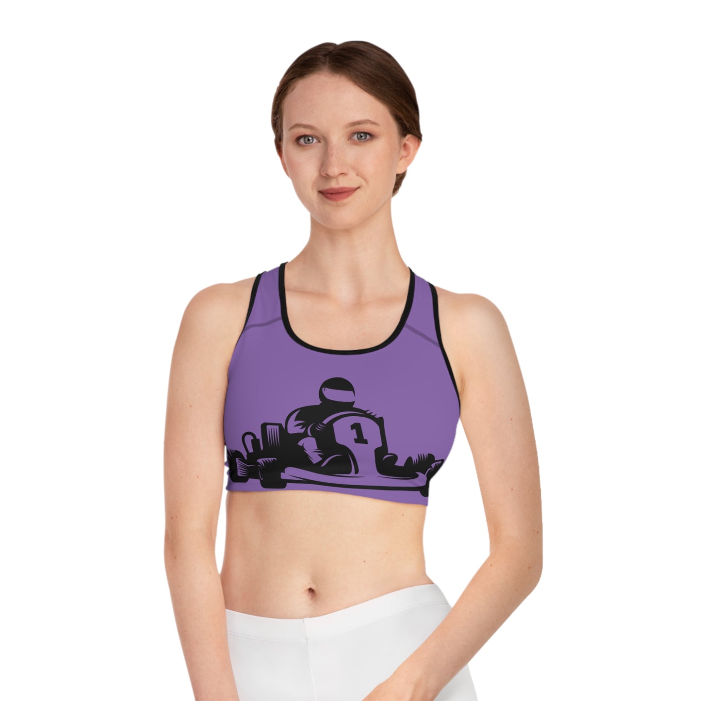 Sports Bra: Racing Lite Purple