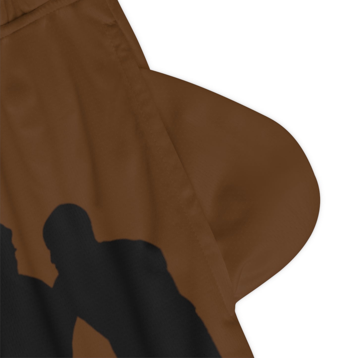 Basketball Rib Shorts: Basketball Brown