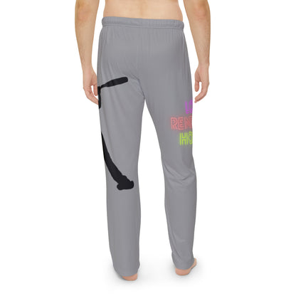 Men's Pajama Pants: Baseball Grey