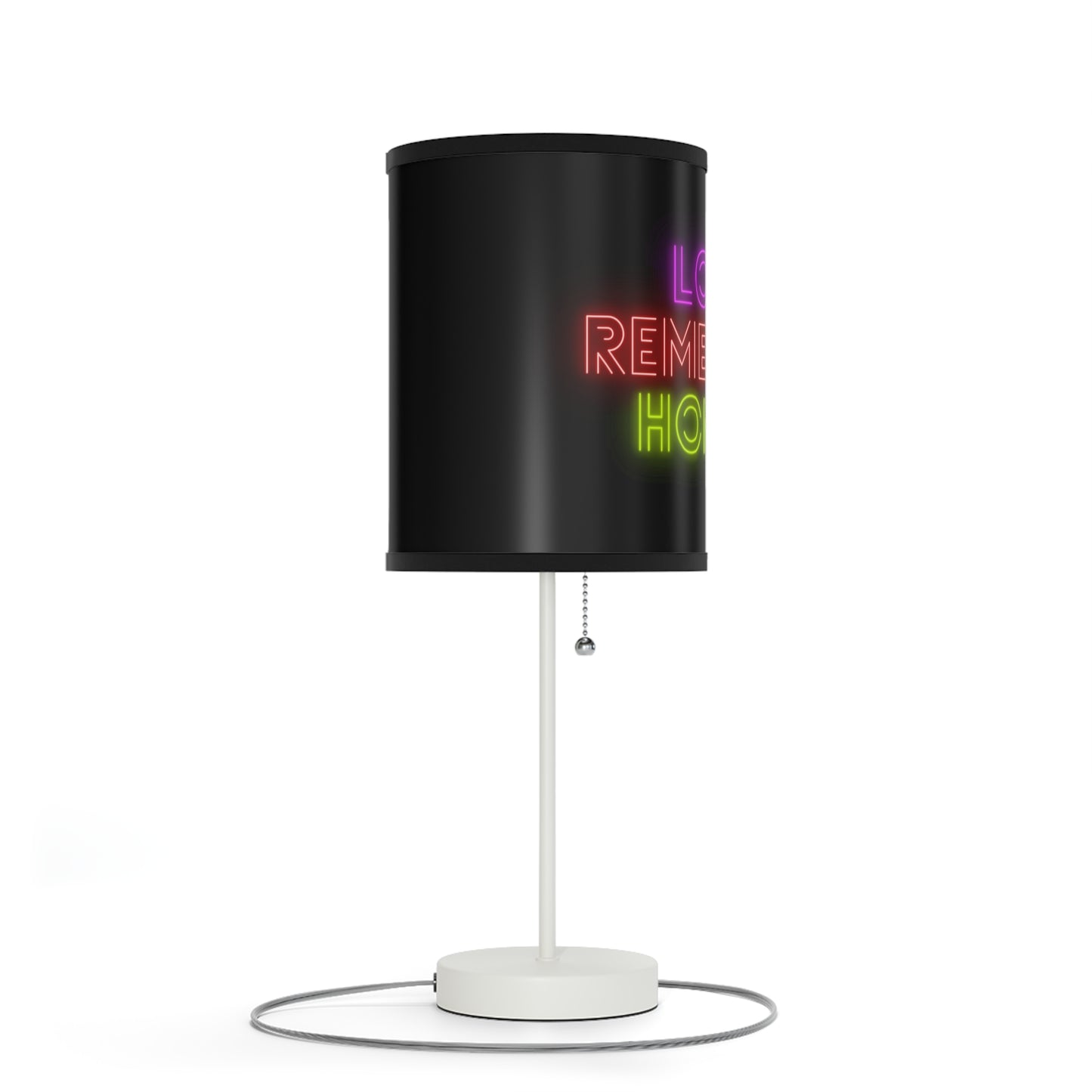 Lamp on a Stand, US|CA plug: Lost Remember Honor Black