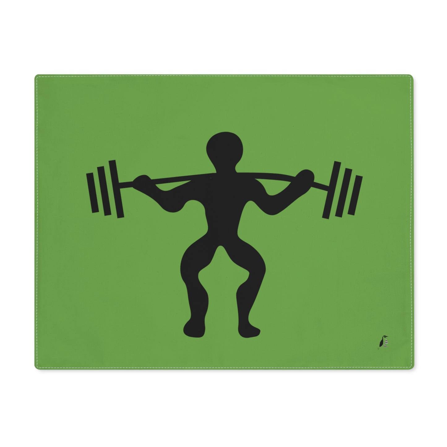 Placemat, 1pc: Weightlifting Green