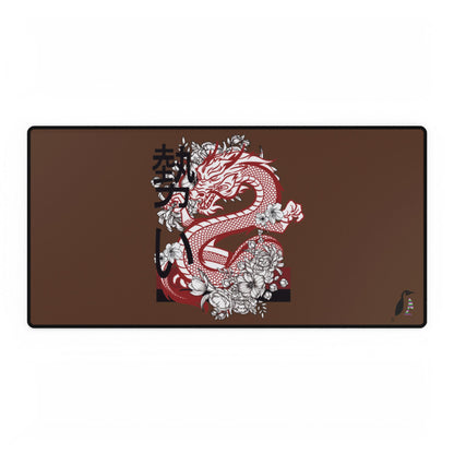 Desk Mats: Dragons Brown