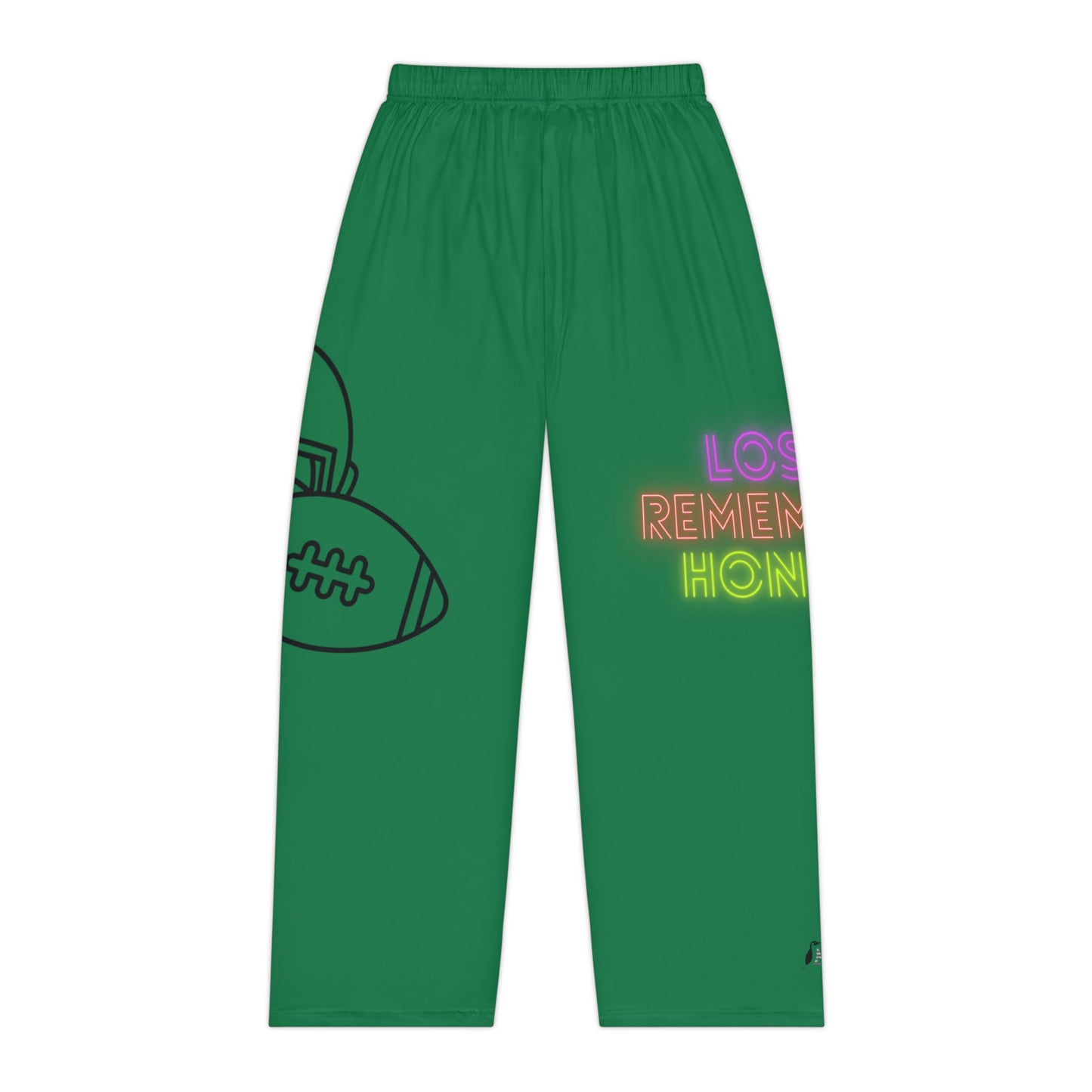 Women's Pajama Pants: Football Dark Green