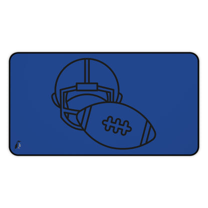 Desk Mat: Football Dark Blue