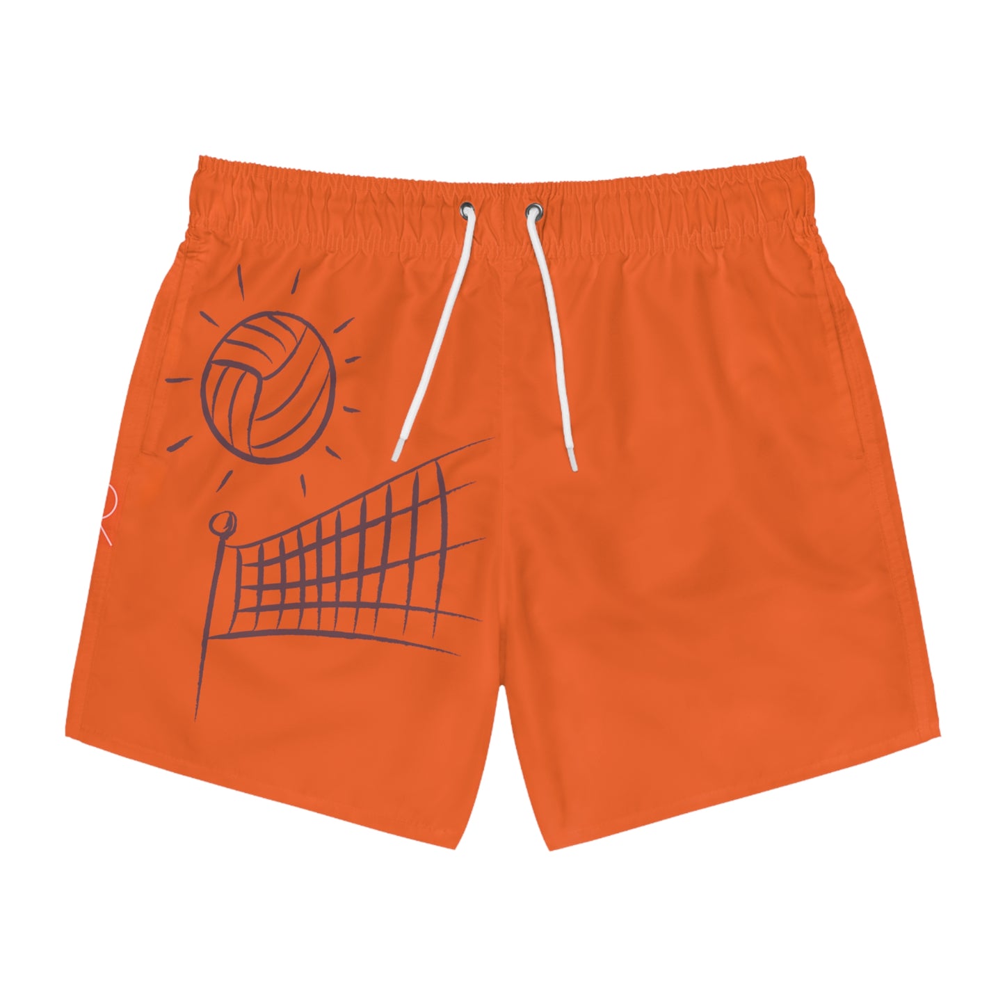 Swim Trunks: Volleyball Orange