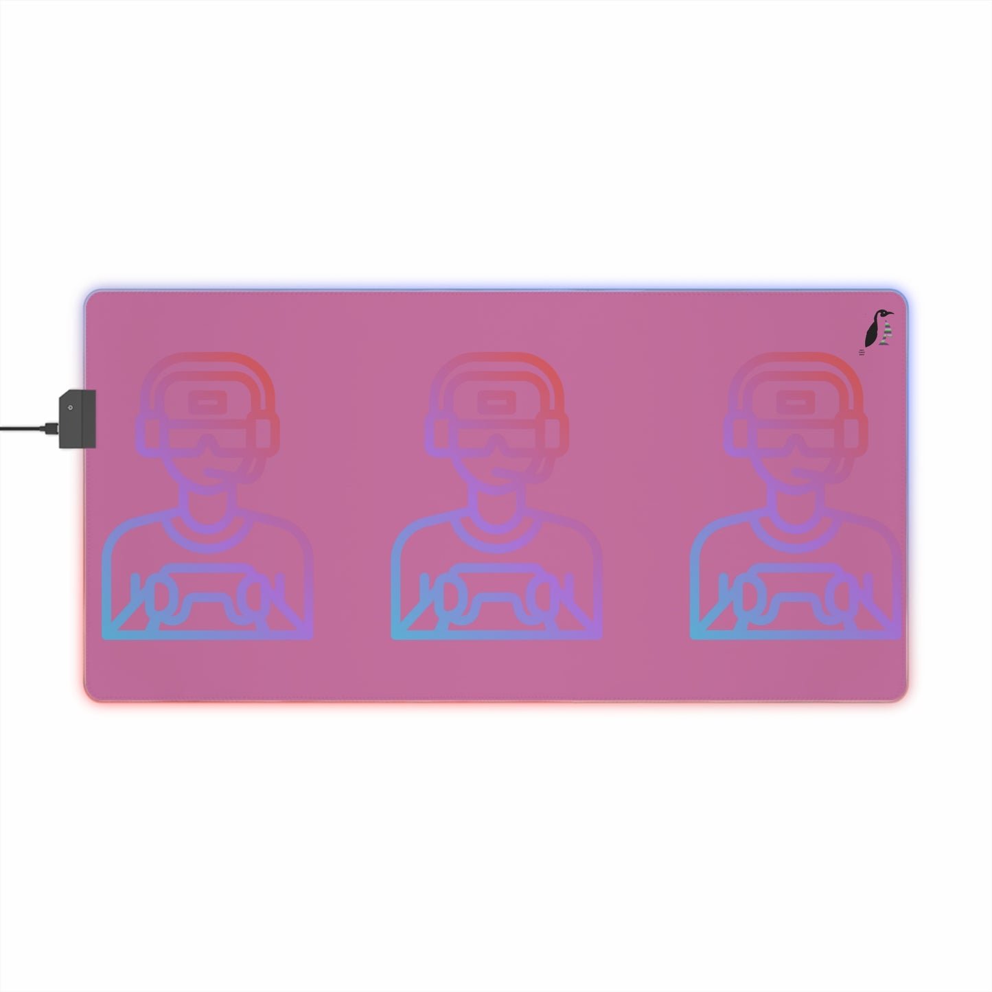 LED Gaming Mouse Pad: Gaming Lite Pink