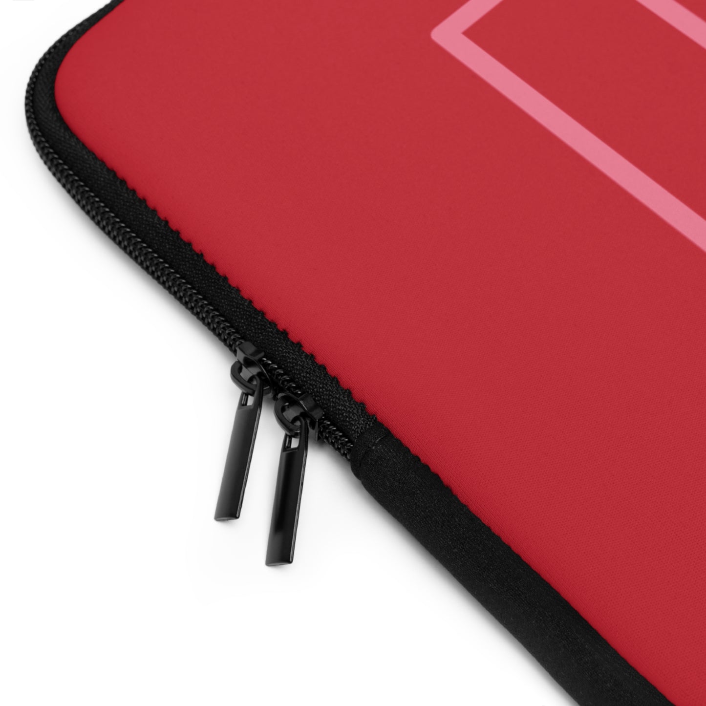 Laptop Sleeve: Fight Cancer Dark Red