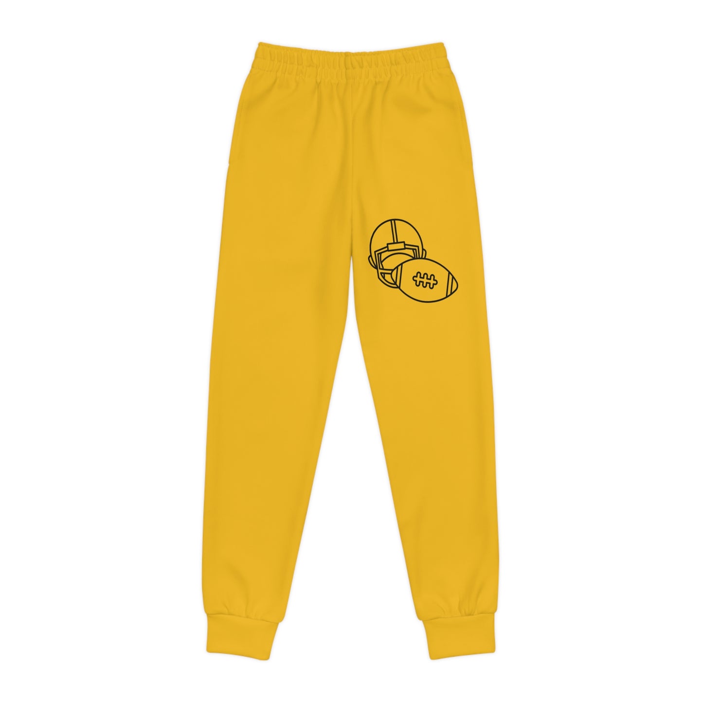 Youth Joggers: Football Yellow