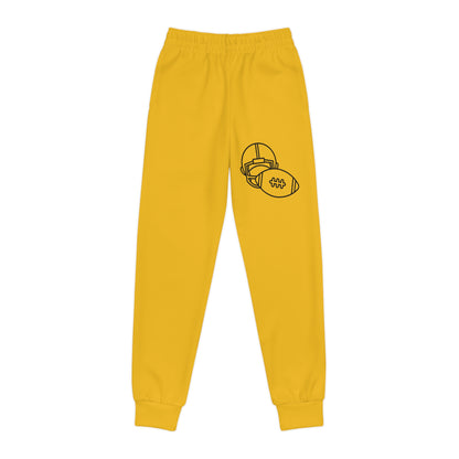 Youth Joggers: Football Yellow