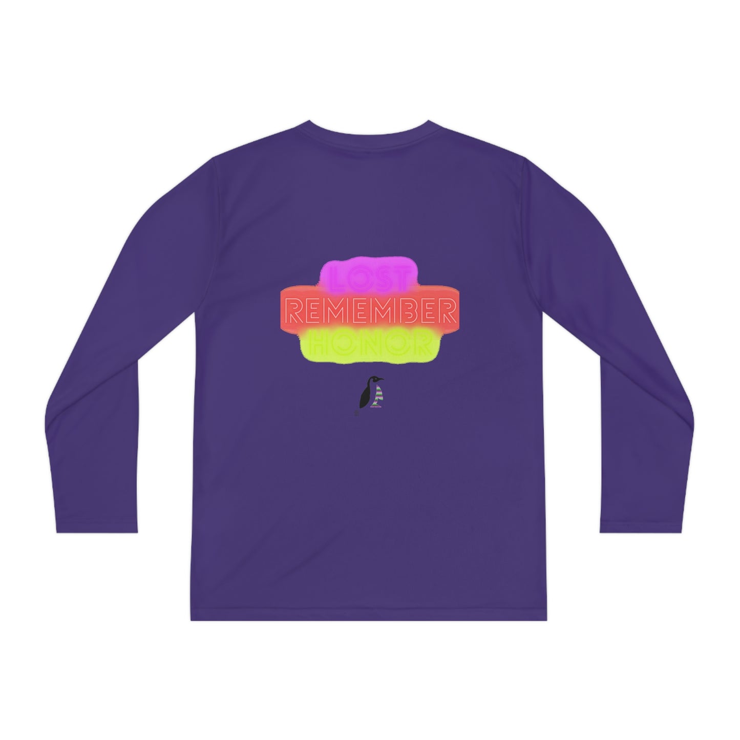 Youth Long Sleeve Competitor Tee: LGBTQ Pride 