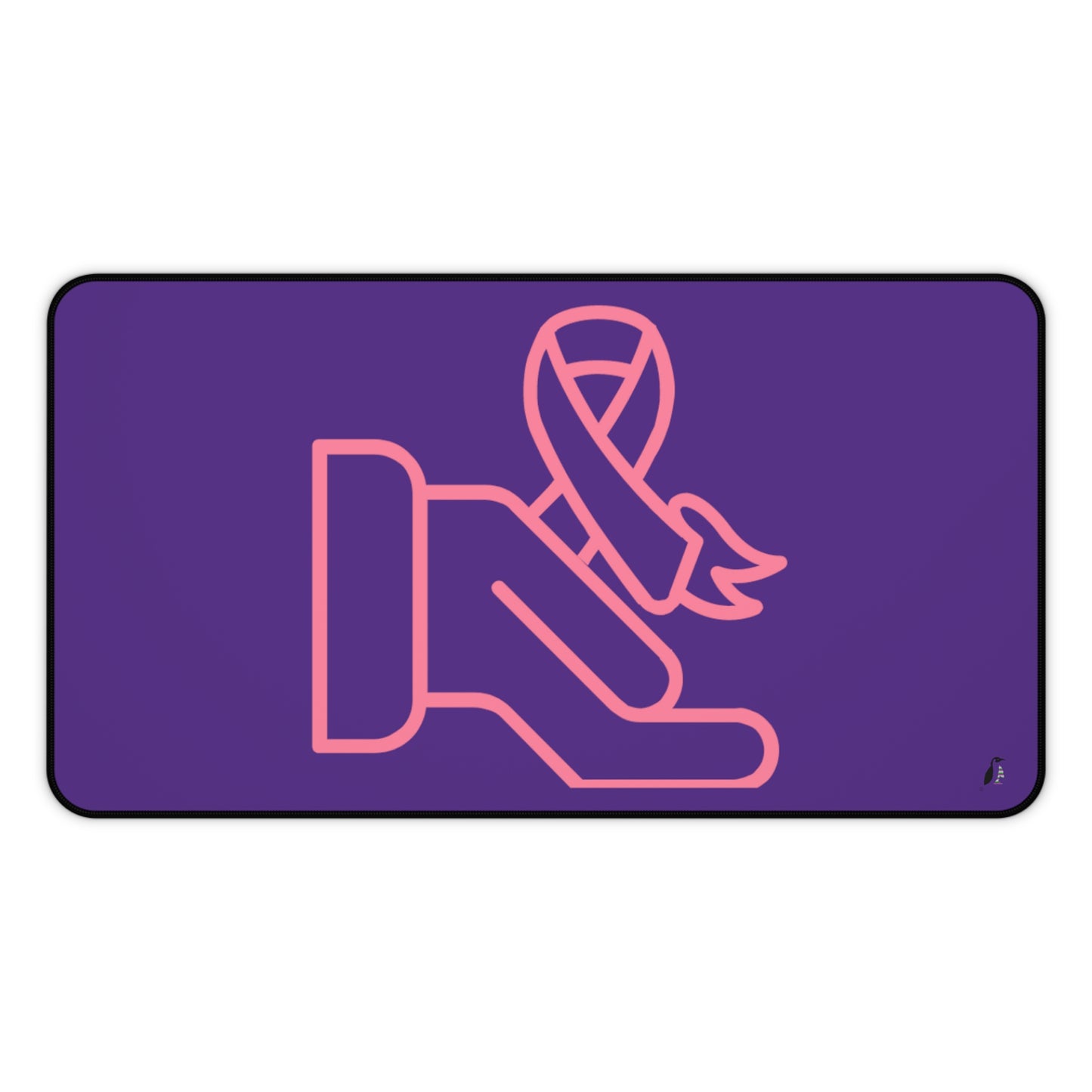 Desk Mat: Fight Cancer Purple