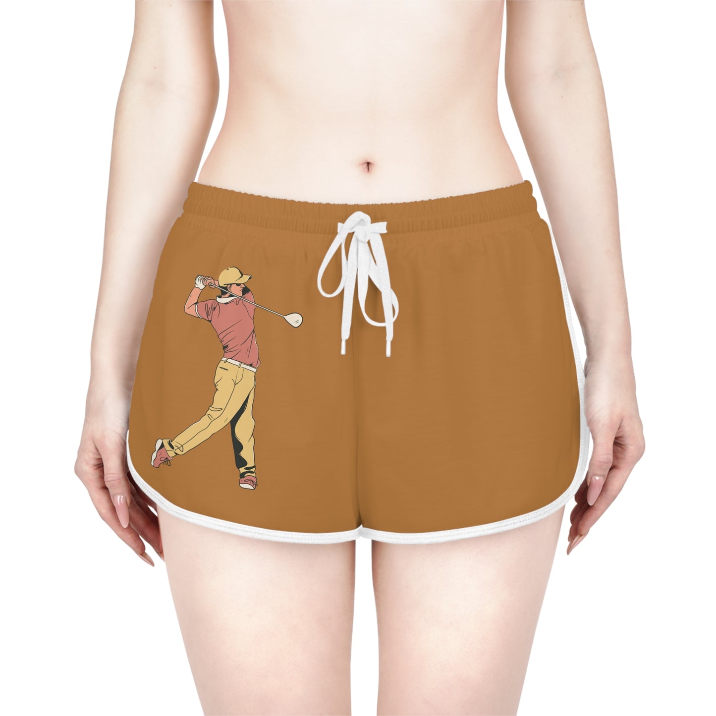 Women's Relaxed Shorts: Golf Lite Brown