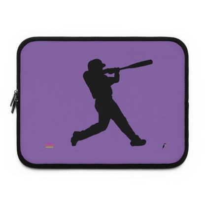 Laptop Sleeve: Baseball Lite Purple