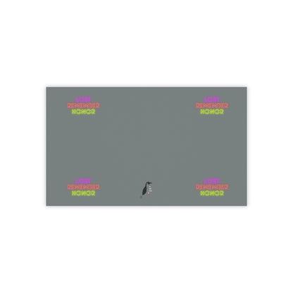 Post-it® Note Pads: Lost Remember Honor Dark Grey