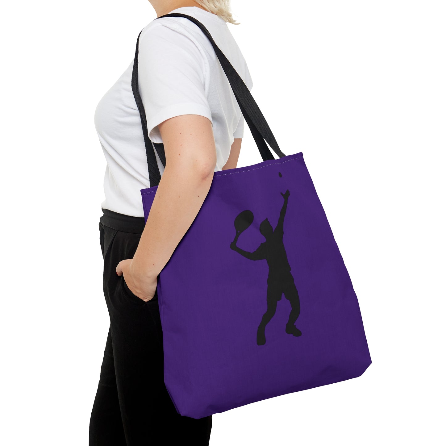 Tote Bag: Tennis Purple