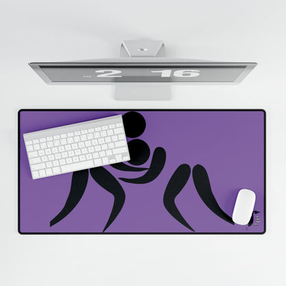 Desk Mats: Wrestling Lite Purple