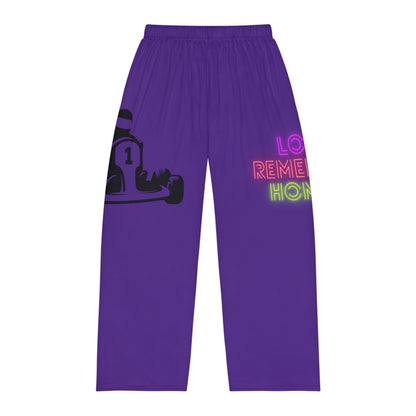 Men's Pajama Pants: Racing Purple