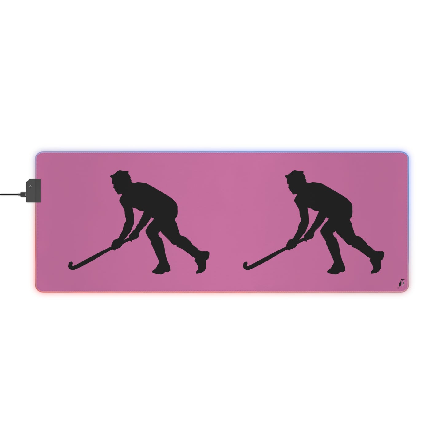 LED Gaming Mouse Pad: Hockey Lite Pink