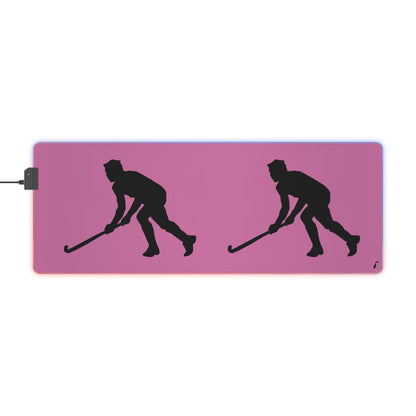 LED Gaming Mouse Pad: Hockey Lite Pink