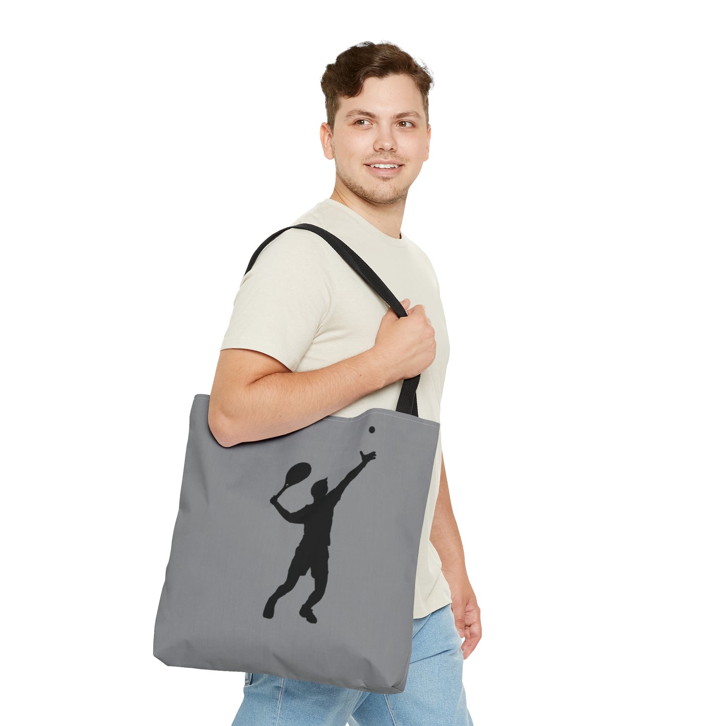 Tote Bag: Tennis Grey