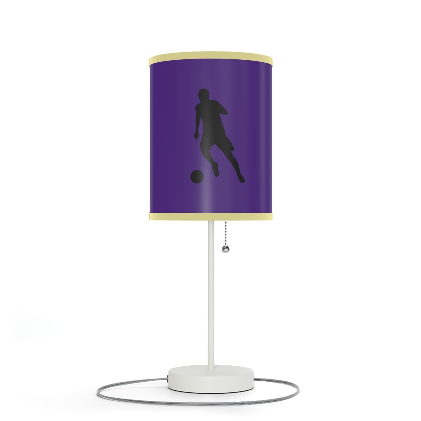 Lamp on a Stand, US|CA plug: Soccer Purple