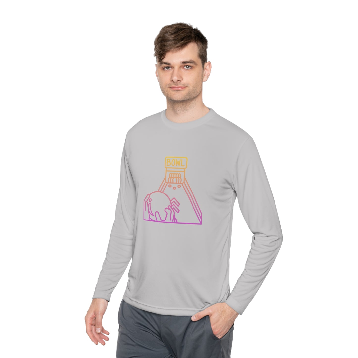 Lightweight Long Sleeve Tee: Bowling #1