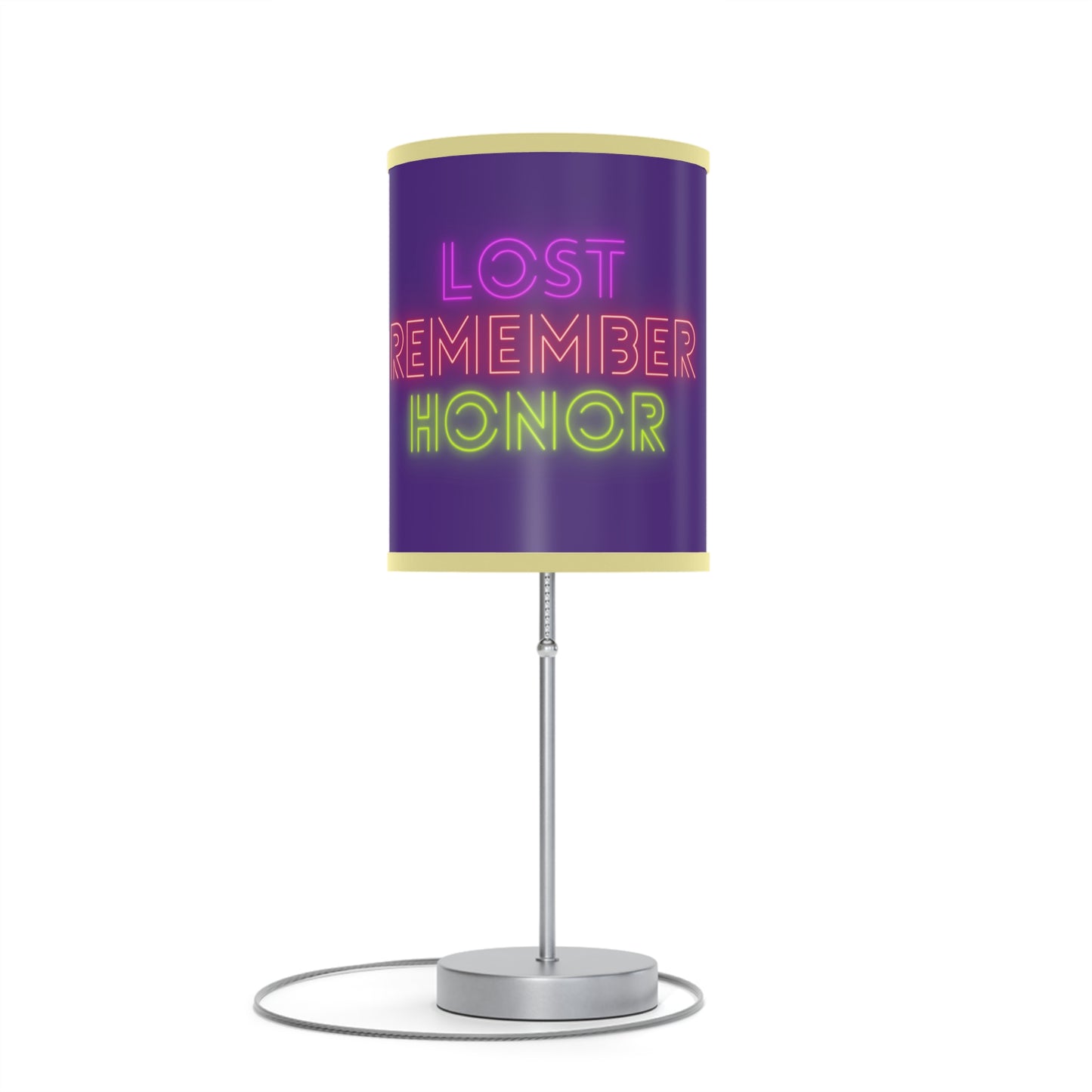 Lamp on a Stand, US|CA plug: Lost Remember Honor Purple