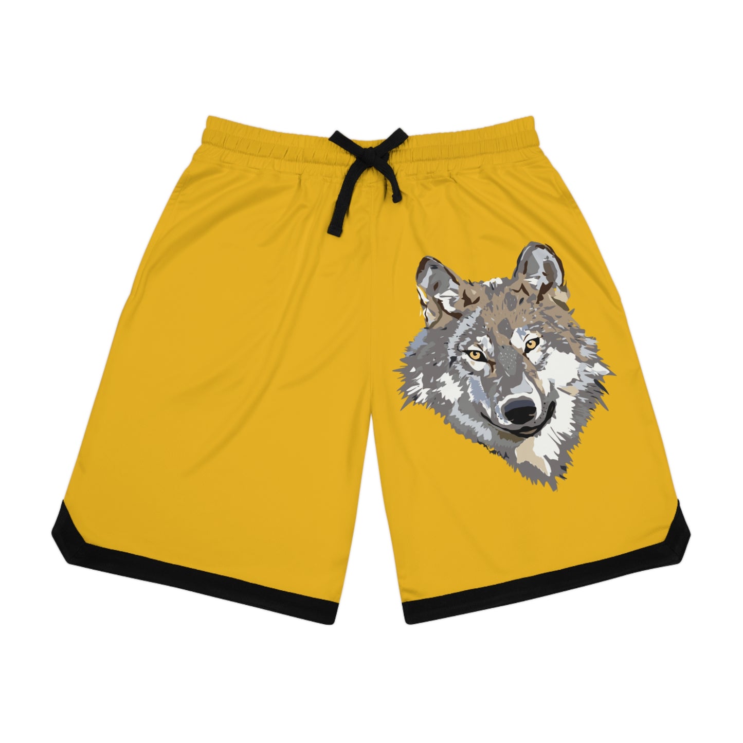 Basketball Rib Shorts: Wolves Yellow