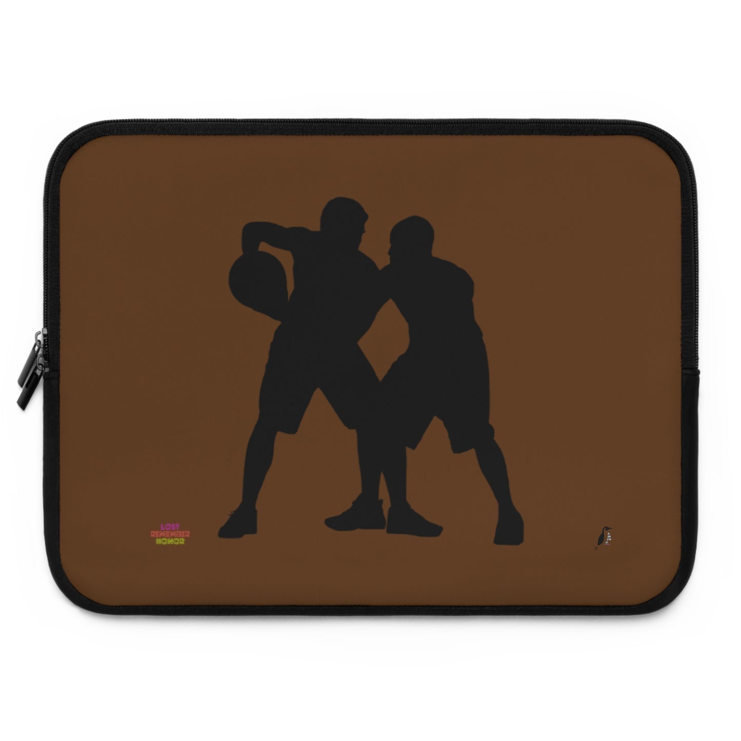 Laptop Sleeve: Basketball Brown