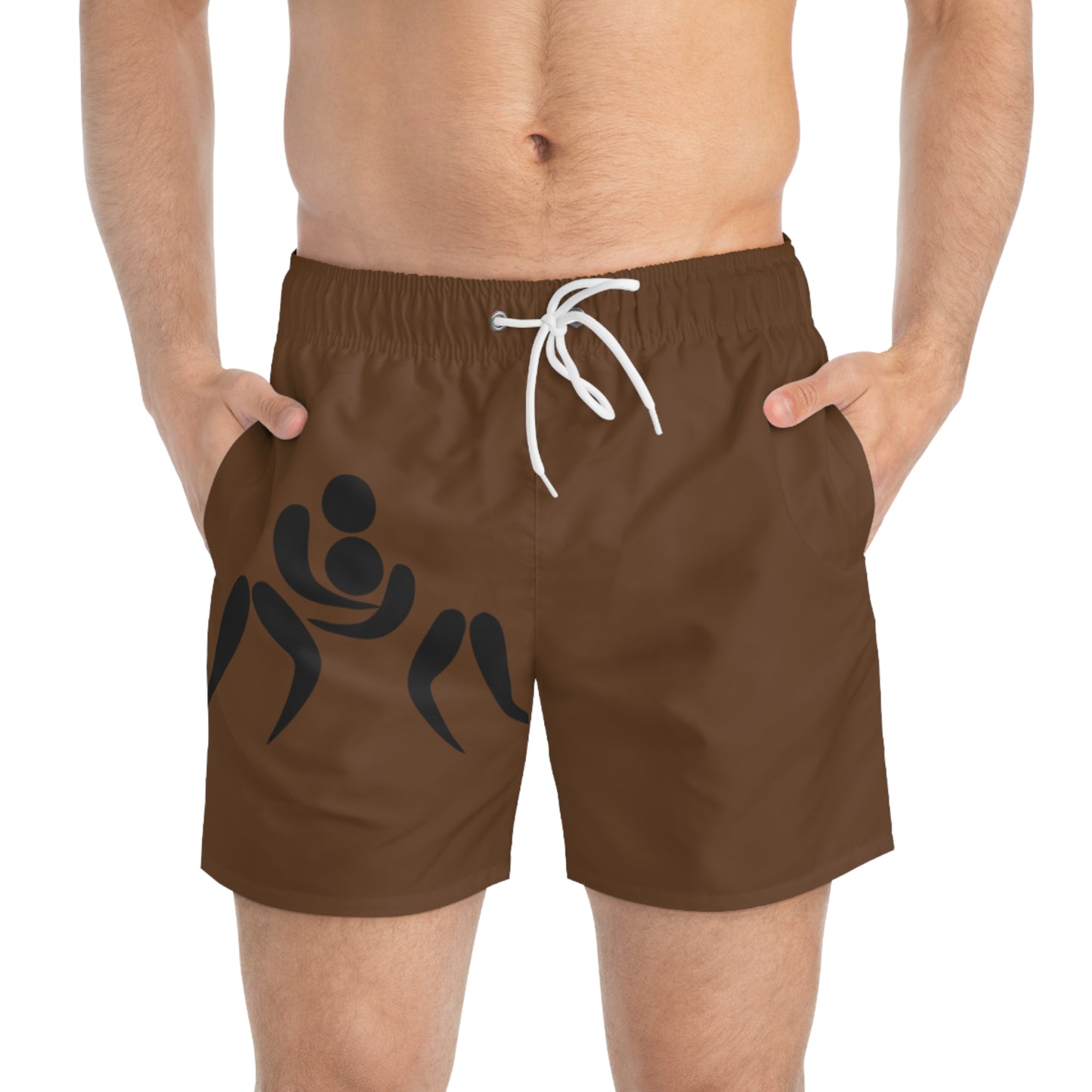 Swim Trunks: Wrestling Brown