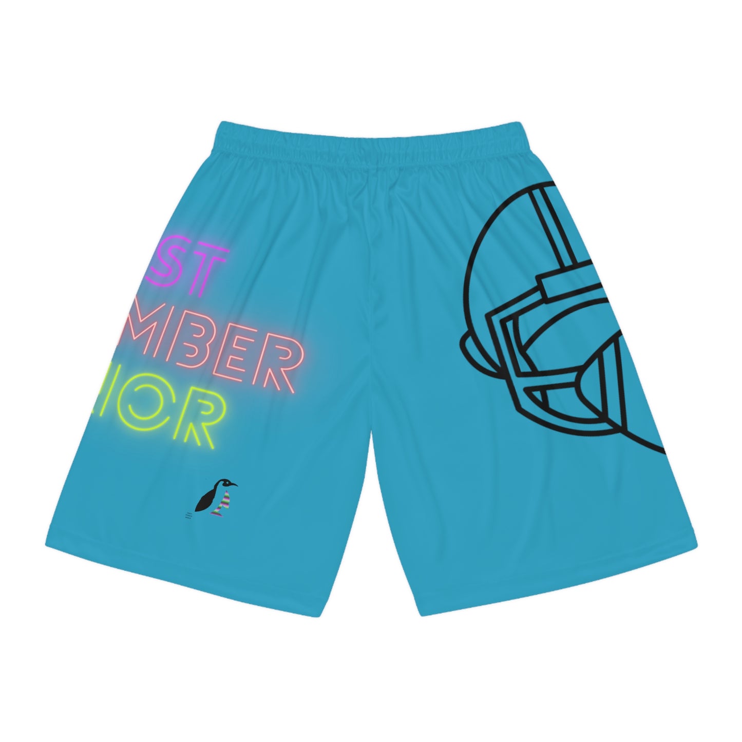 Basketball Shorts: Football Turquoise