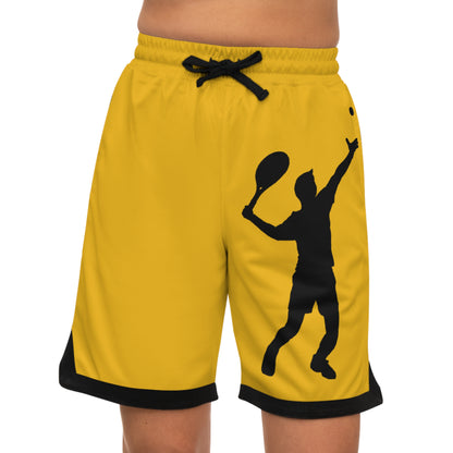 Basketball Rib Shorts: Tennis Yellow