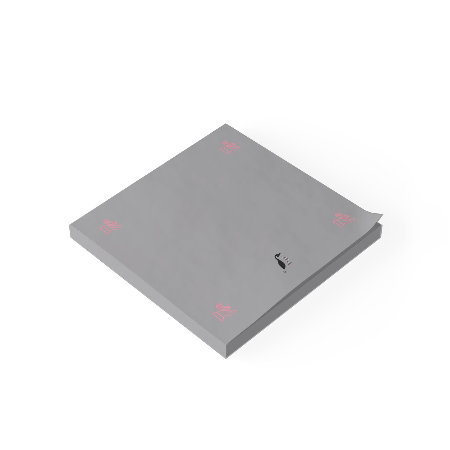 Post-it® Note Pads: Fight Cancer Grey