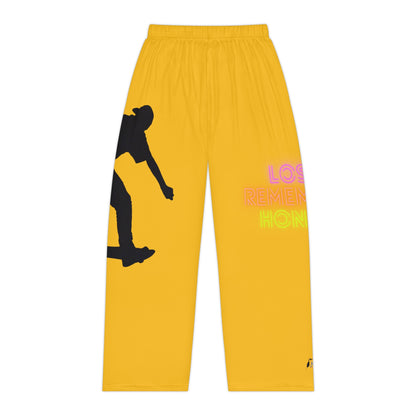 Women's Pajama Pants: Skateboarding Yellow