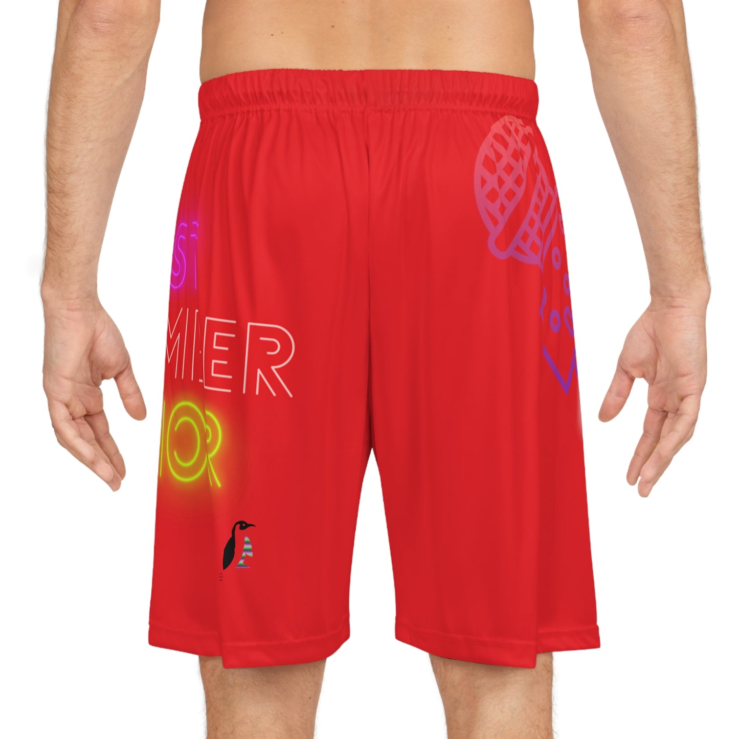 Basketball Shorts: Music Red