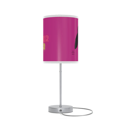 Lamp on a Stand, US|CA plug: Crazy Penguin World Logo Pink