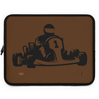 Laptop Sleeve: Racing Brown