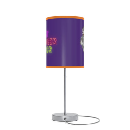 Lamp on a Stand, US|CA plug: Wolves Purple