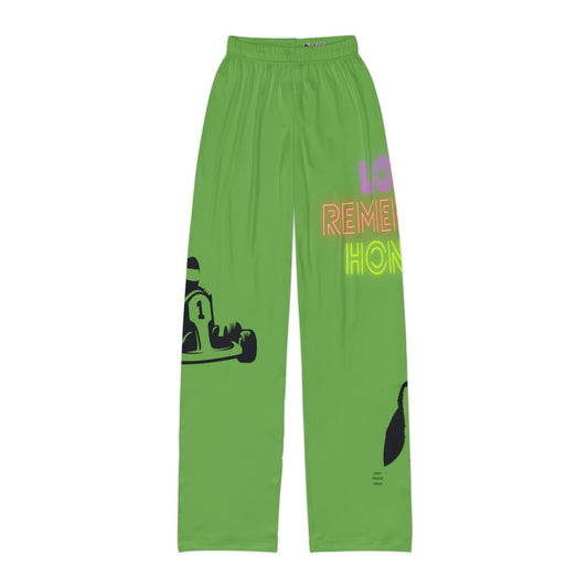 Kids Pajama Pants: Racing Green
