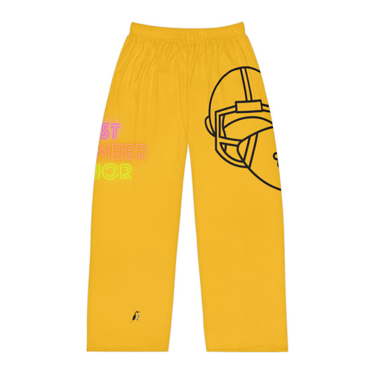 Men's Pajama Pants: Football Yellow