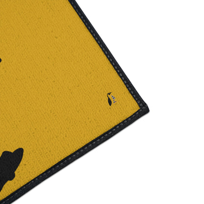 Heavy Duty Floor Mat: Skateboarding Yellow