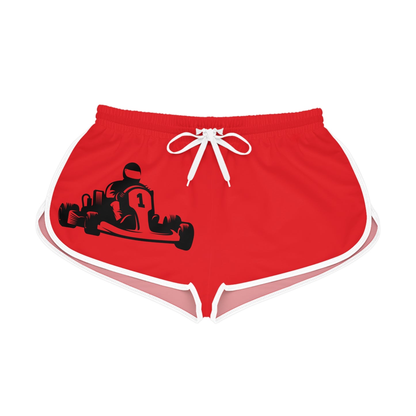 Women's Relaxed Shorts: Racing Red