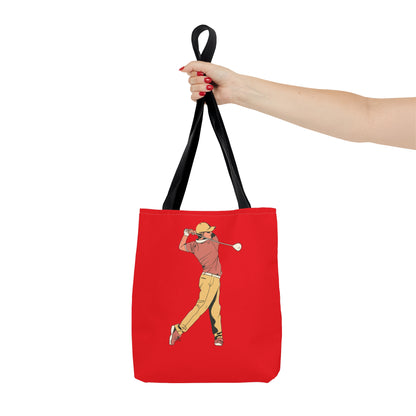 Tote Bag: Golf Red