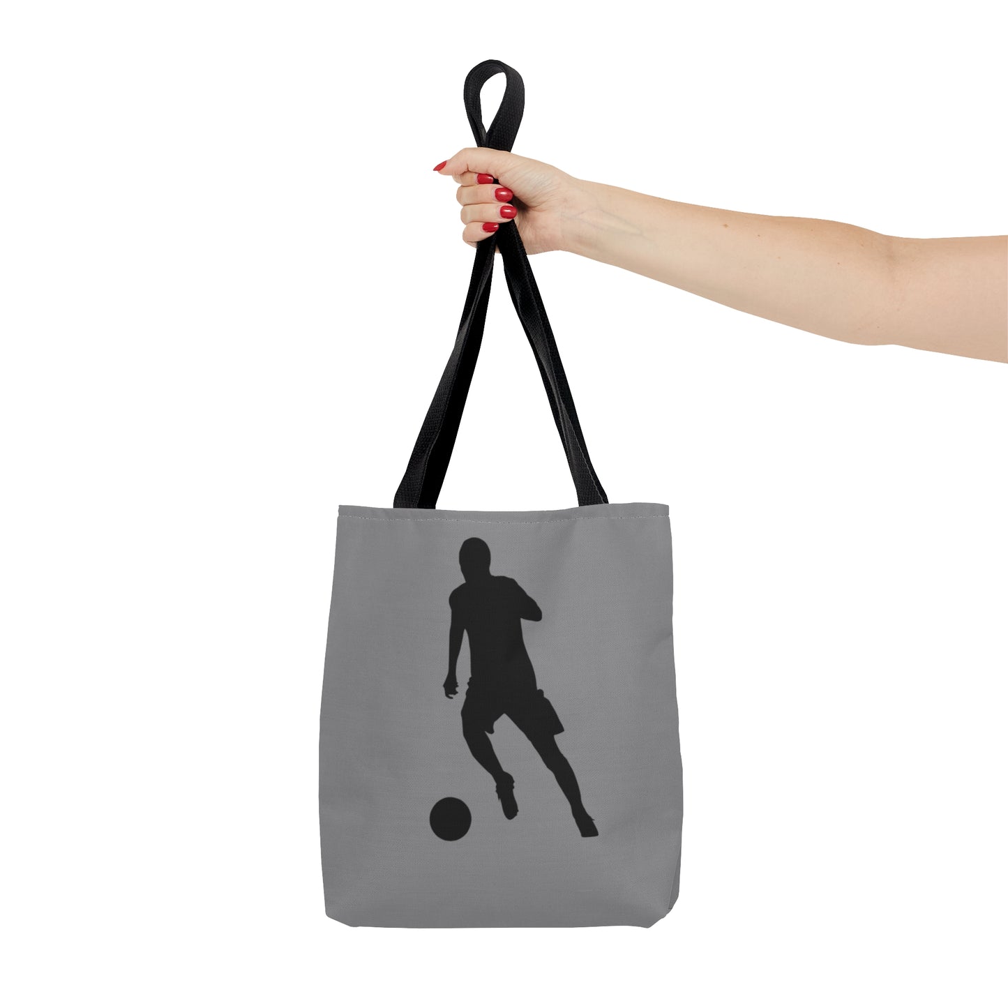 Tote Bag: Soccer Grey