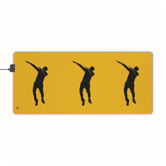 LED Gaming Mouse Pad: Dance Yellow