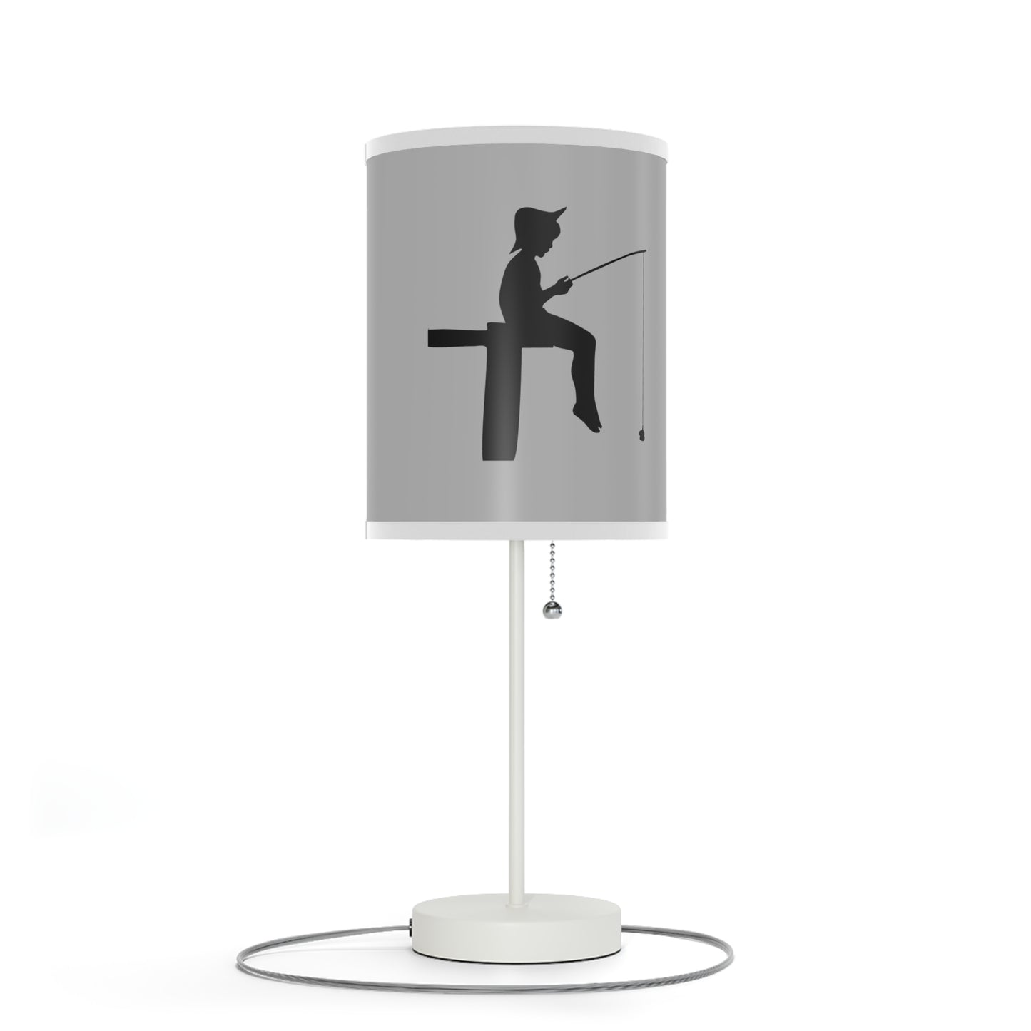 Lamp on a Stand, US|CA plug: Fishing Lite Grey