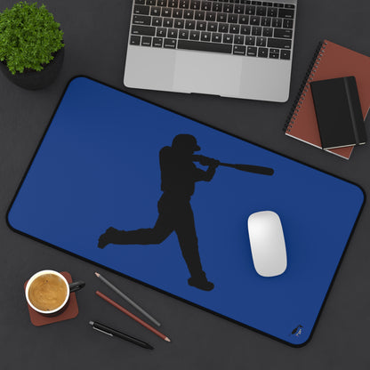 Desk Mat: Baseball Dark Blue