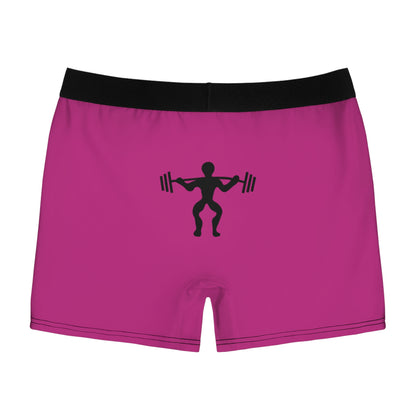 Men's Boxer Briefs: Weightlifting Pink